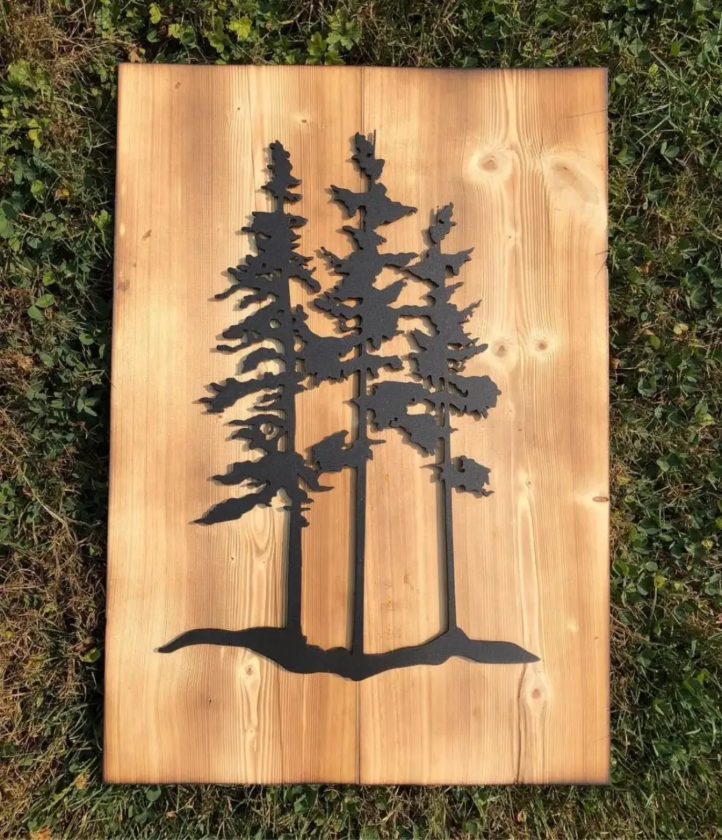 Three trees on cedar